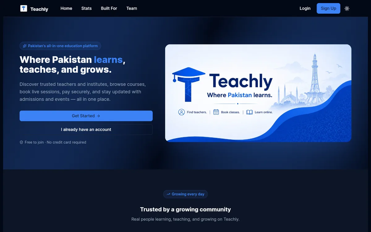 Teachly - An education marketplace where Pakistan learns